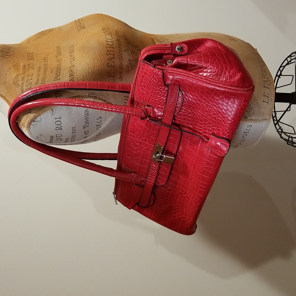 Cleo and Patek ( Paris ) leather sholder purse/ pocketbook